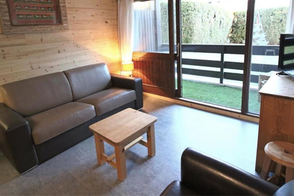 Studio Avec Coin Montagne Au Pied Des Pistes Megève Exteriör bild